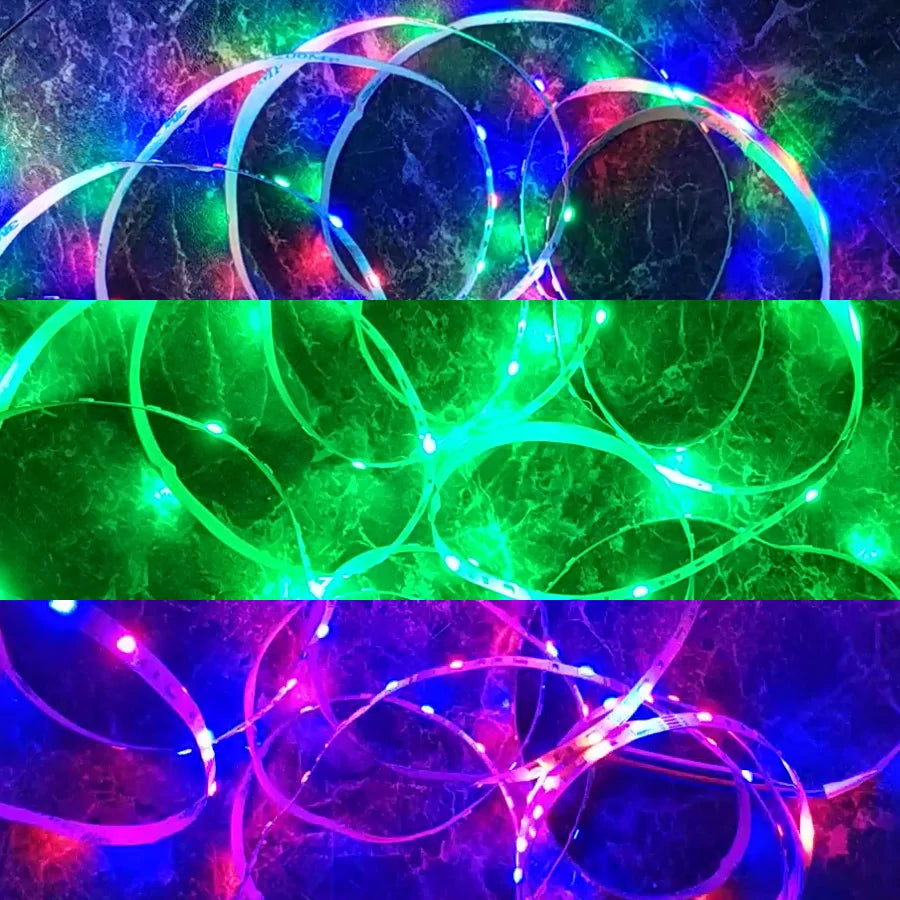 2M/3M RGB Flexible Light Lamp USB LED Strip